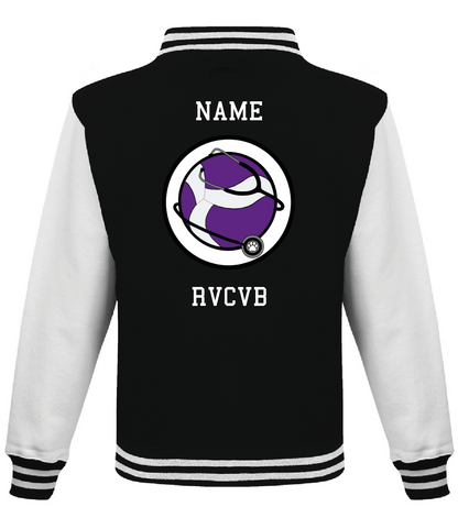RVC Volleyball Varsity Jacket - Black