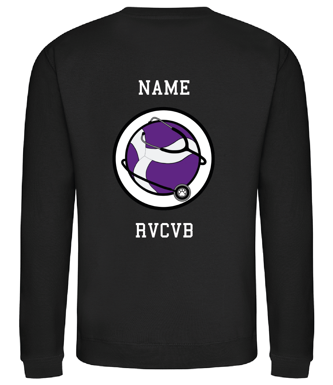 RVC Volleyball Sweat Shirt - Black