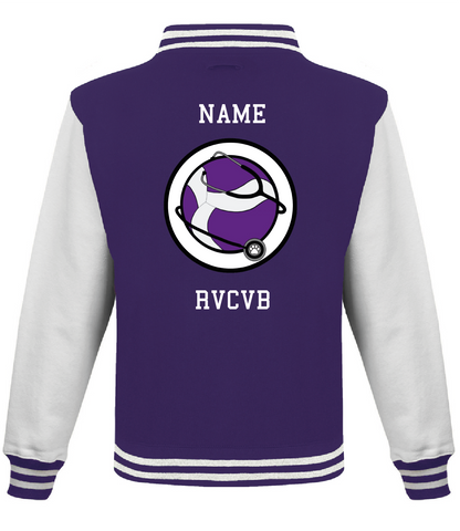 RVC Volleyball Varsity Jacket - Purple